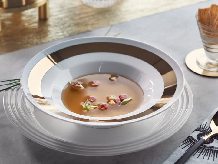 Consommé mit Calvados